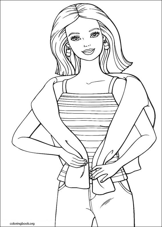 Barbie coloring page (029)