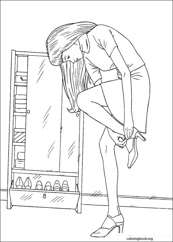 Barbie coloring page (030)
