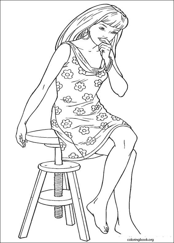 Barbie coloring page (033)