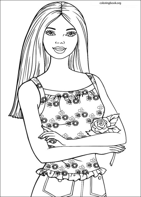 Barbie coloring page (035)