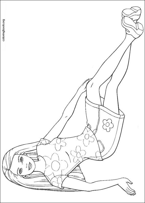 Barbie coloring page (037)