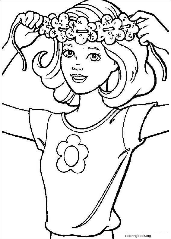 Barbie coloring page (043)