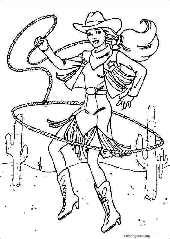 Barbie coloring page (051)