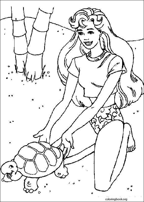 Barbie coloring page (052)