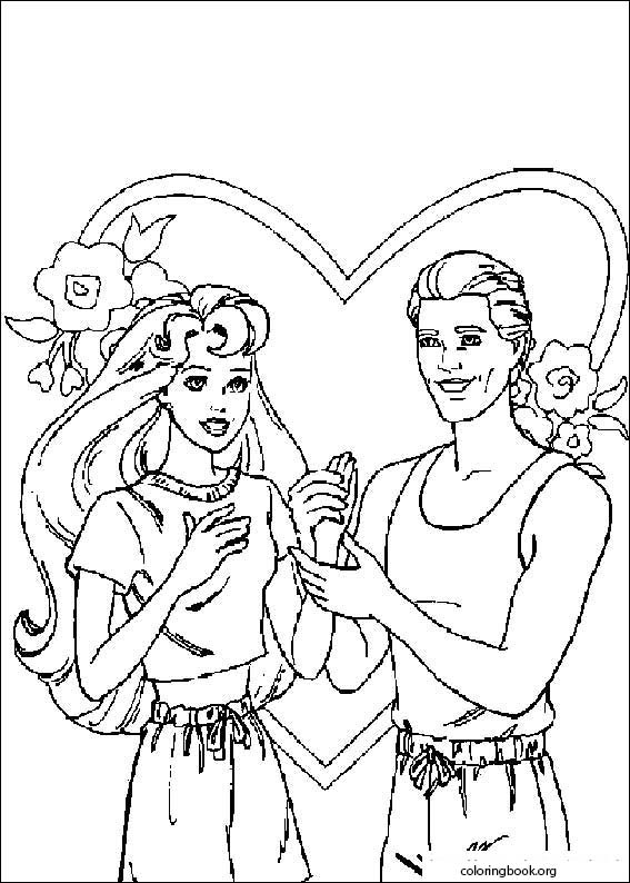 Barbie coloring page (053)