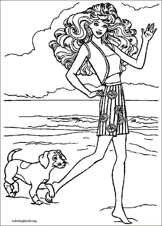 Barbie coloring page (054)