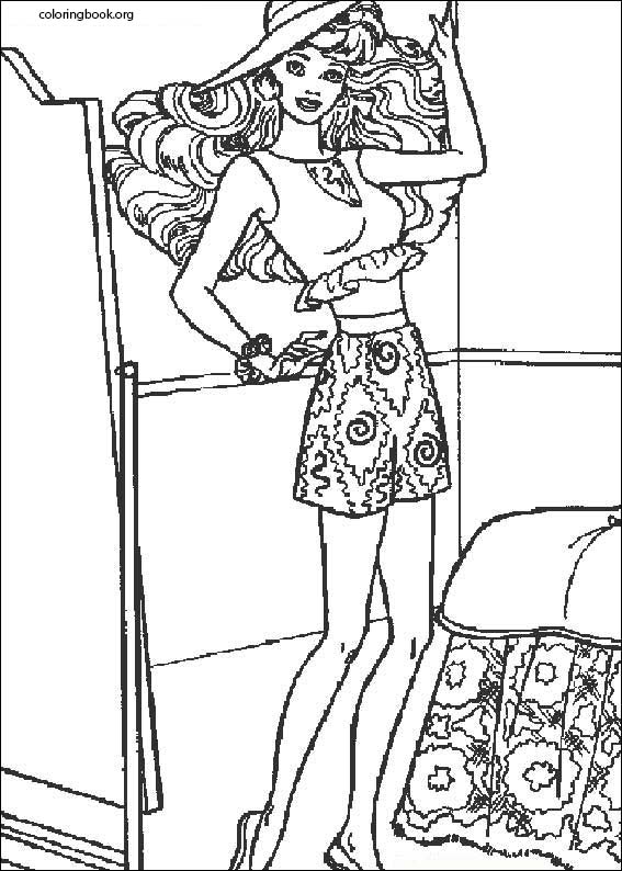 Barbie coloring page (055)