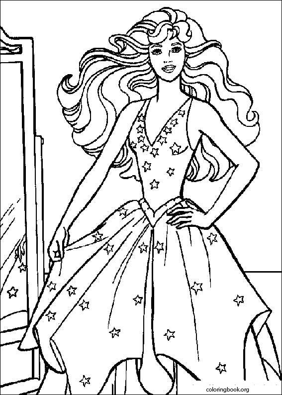 Barbie coloring page (058)