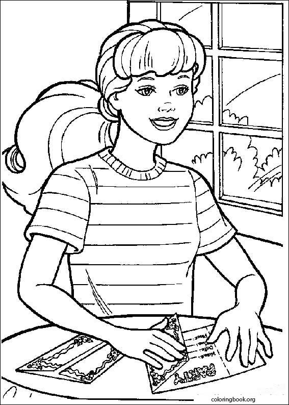 Barbie coloring page (059)