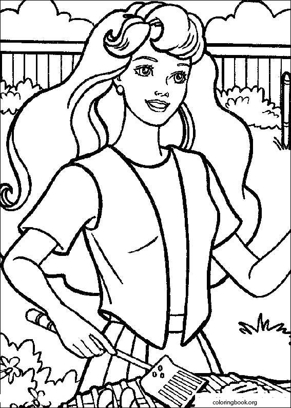 Barbie coloring page (062)