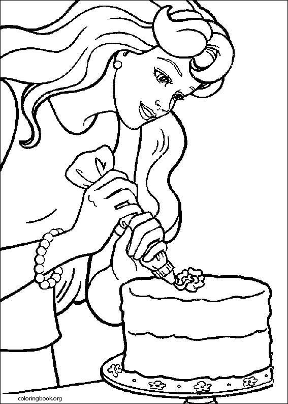Barbie coloring page (063)