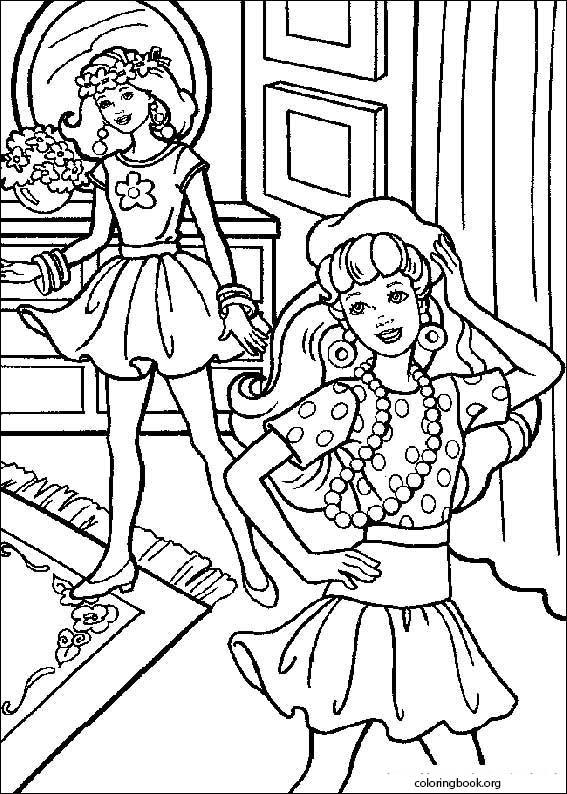 Barbie coloring page (068)