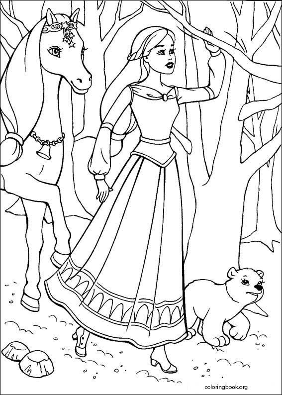 Barbie And The Magic Of Pegasus coloring page (015)