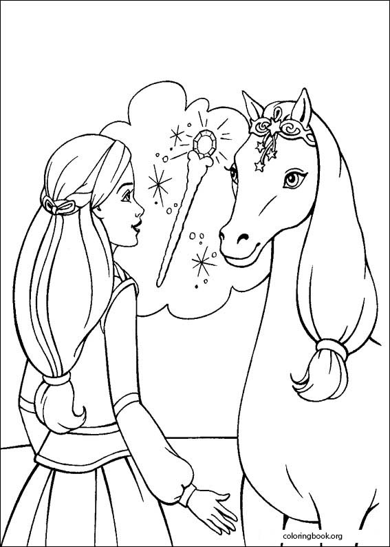 Barbie And The Magic Of Pegasus coloring page (016)
