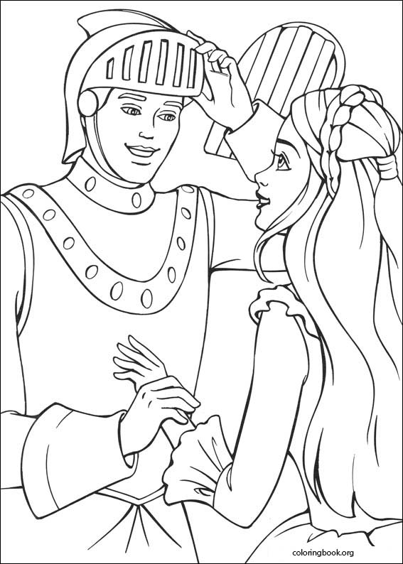 Barbie As The Princess And The Pauper coloring page (006)