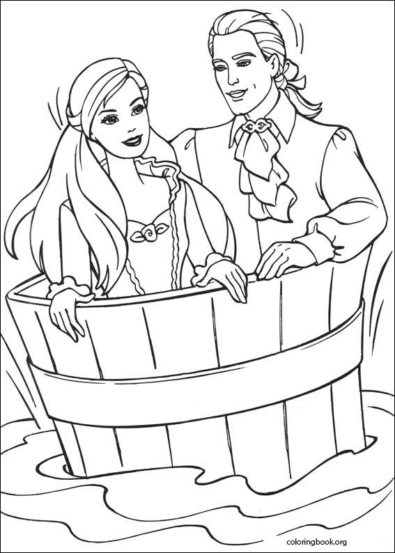 Barbie As The Princess And The Pauper coloring page (007)