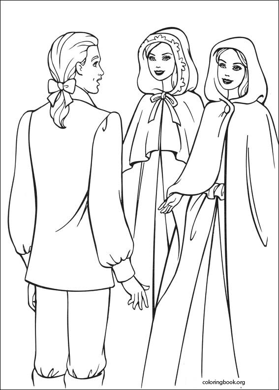Barbie As The Princess And The Pauper coloring page (013)