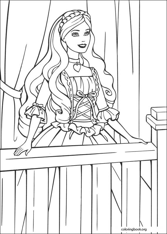 Barbie As The Princess And The Pauper coloring page (021)