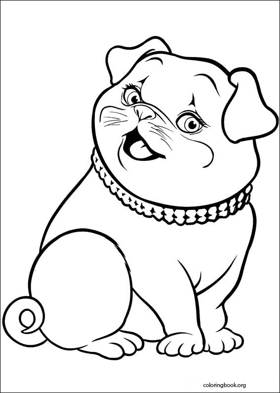 Barbie Presents: Thumbelina coloring page (003)
