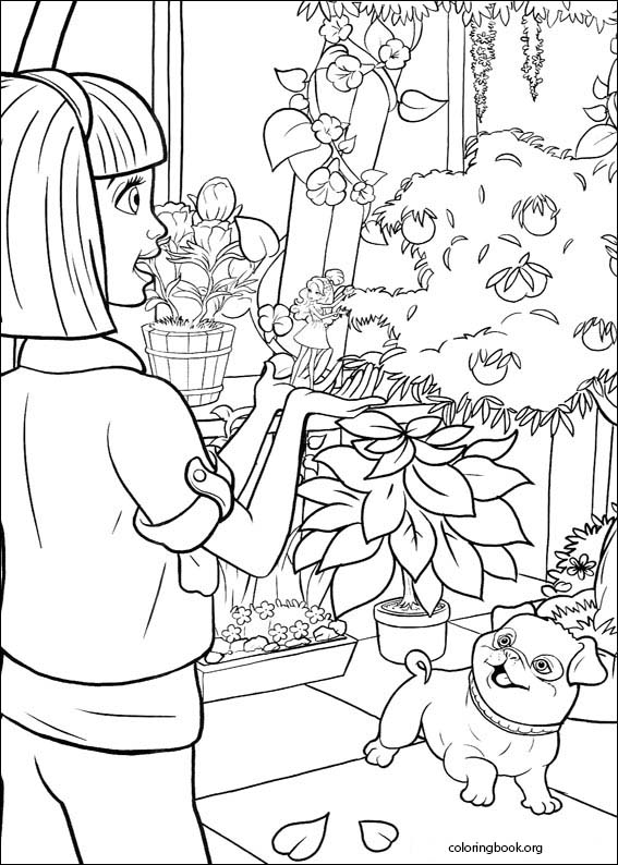 Barbie Presents: Thumbelina coloring page (006)
