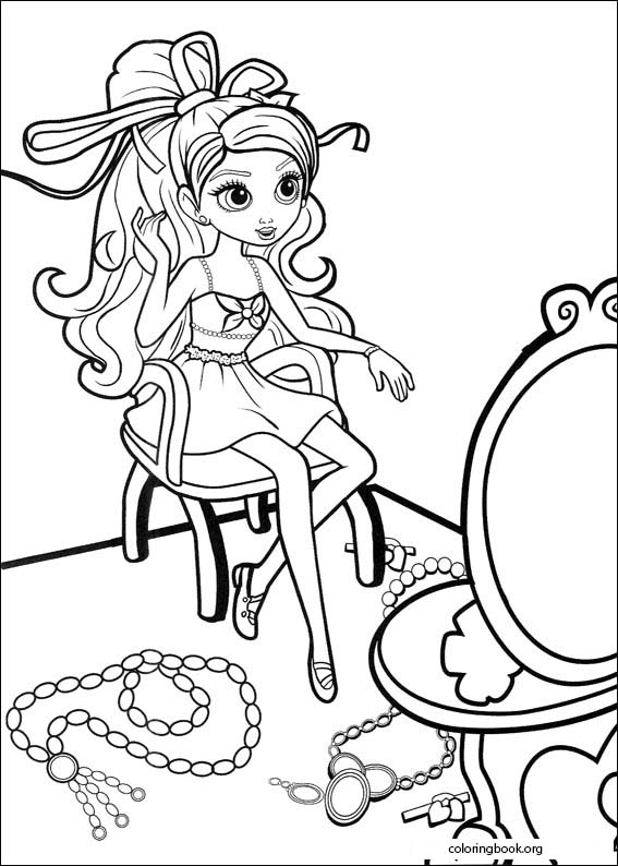 Barbie Presents: Thumbelina coloring page (009)