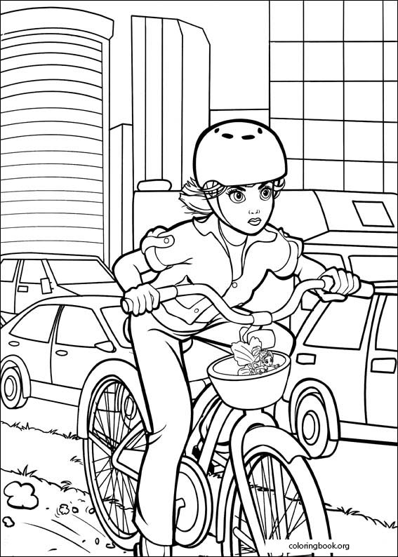 Barbie Presents: Thumbelina coloring page (030)
