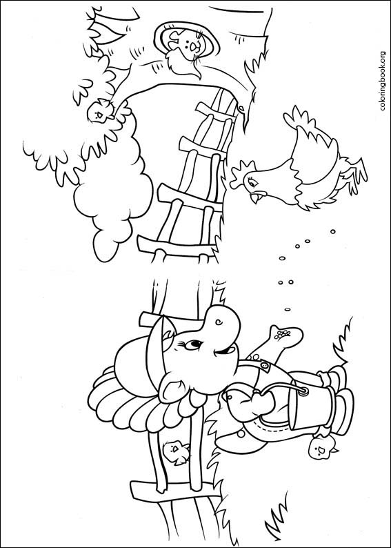 Barney & Friends coloring page (002)