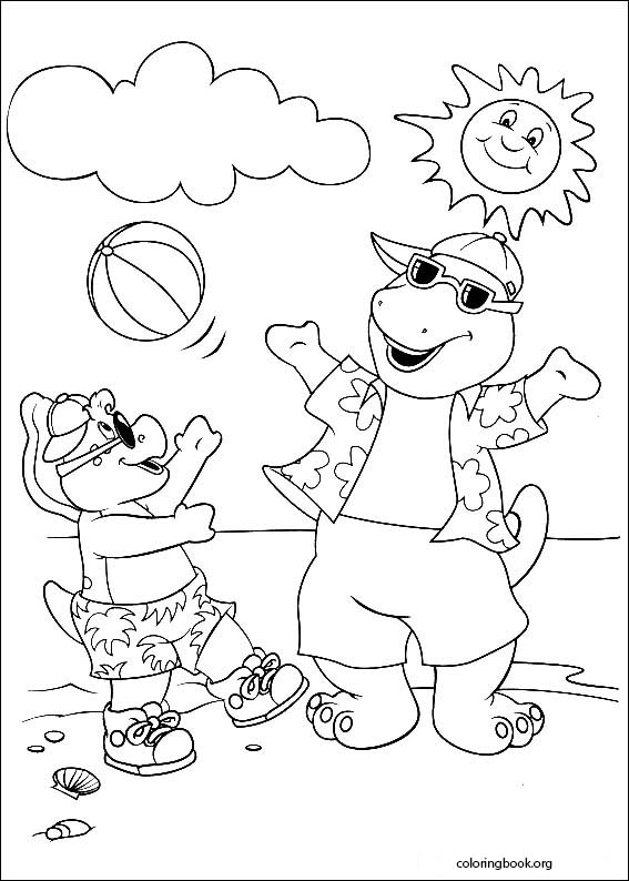 Barney & Friends coloring page (009)