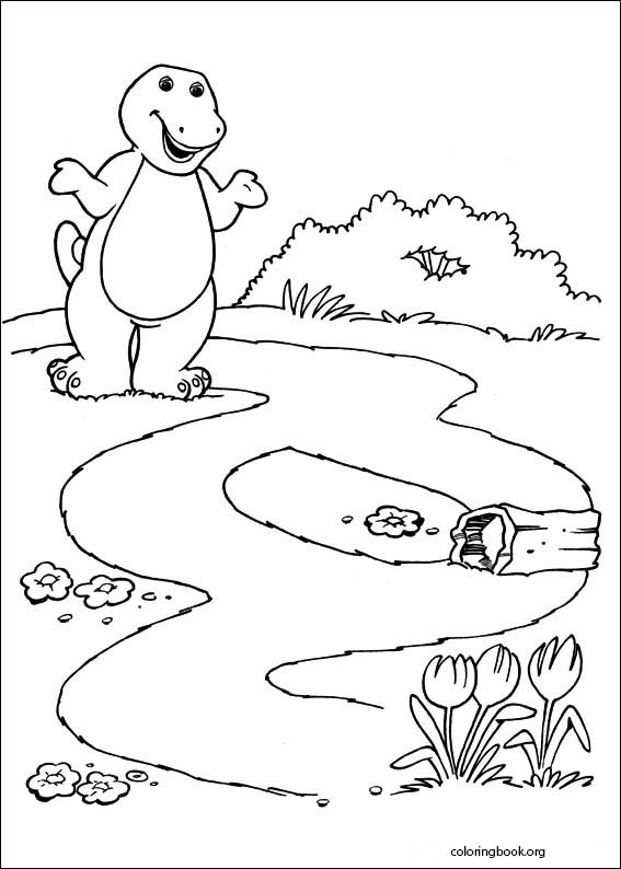 Barney & Friends coloring page (015)