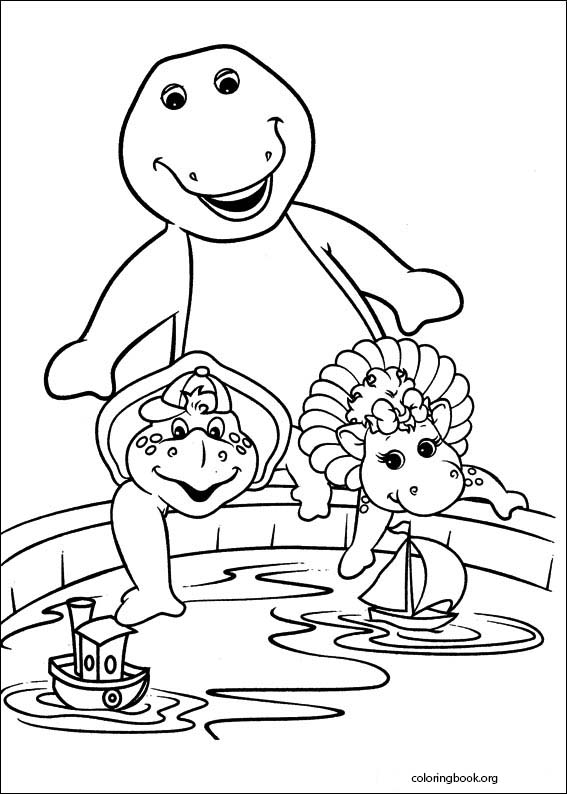 Barney & Friends coloring page (016)