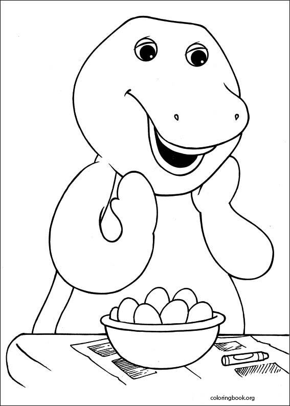Barney & Friends coloring page (017)