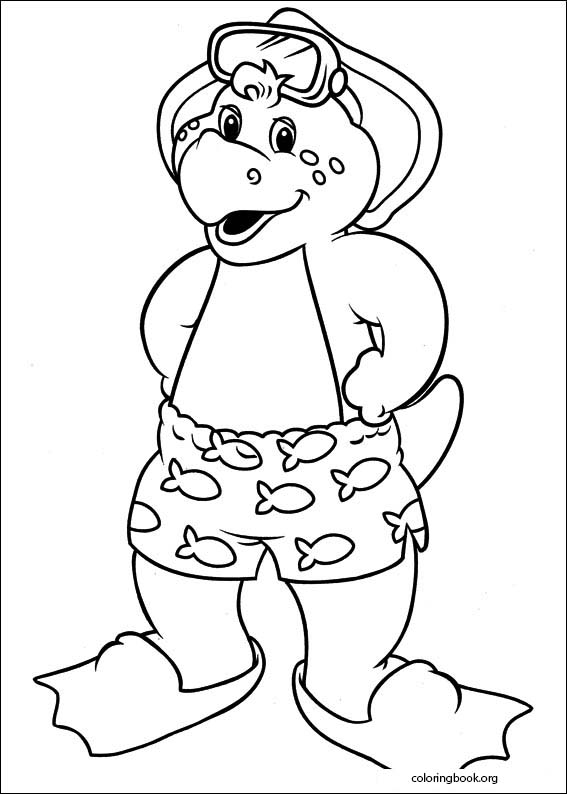 Barney & Friends coloring page (018)