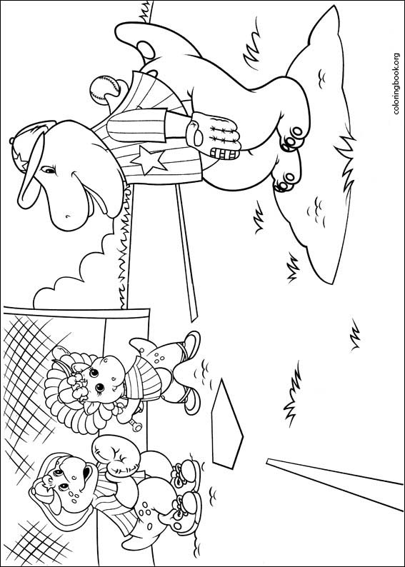 Barney & Friends coloring page (019)