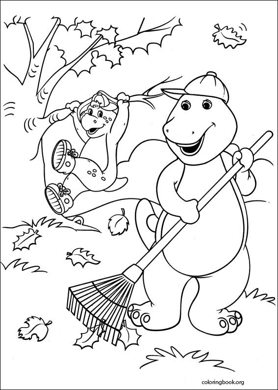 Barney And Friends Coloring Pages - 024 
