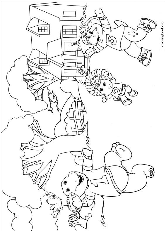Barney & Friends coloring page (027)