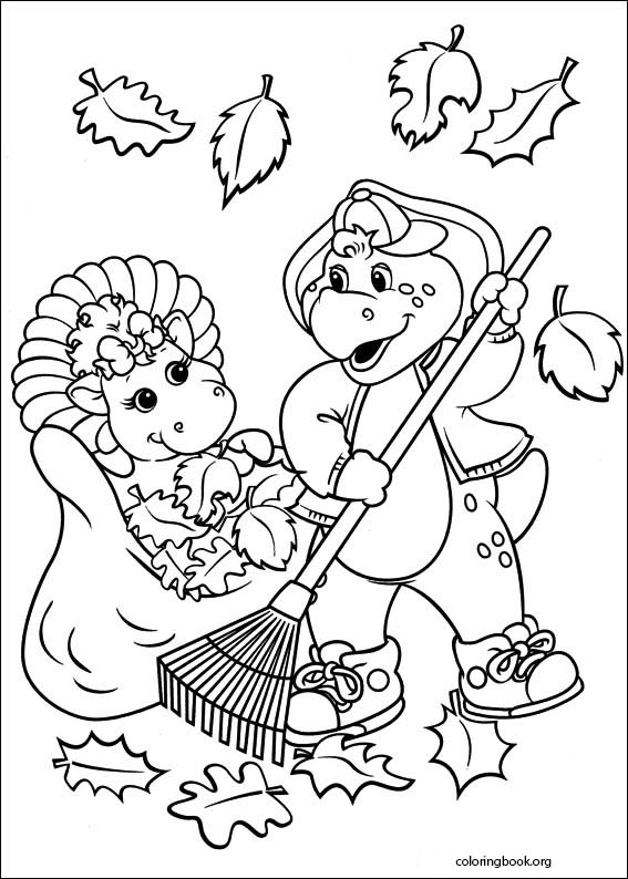 Barney & Friends coloring page (035)