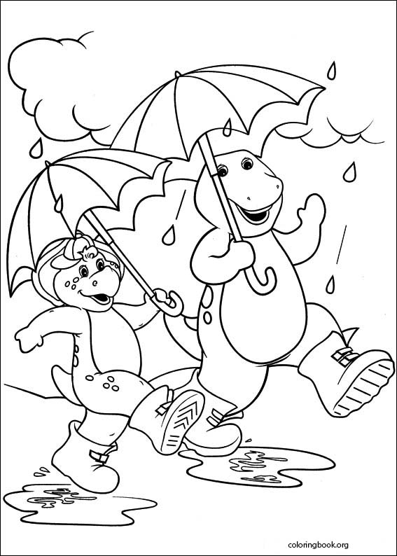 Barney & Friends coloring page (038)