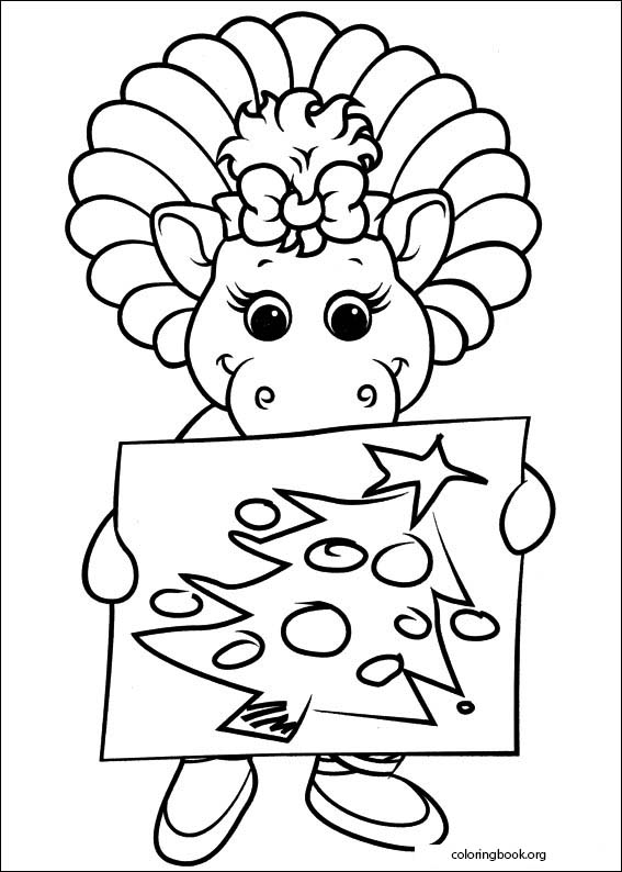 Barney & Friends coloring page (040)