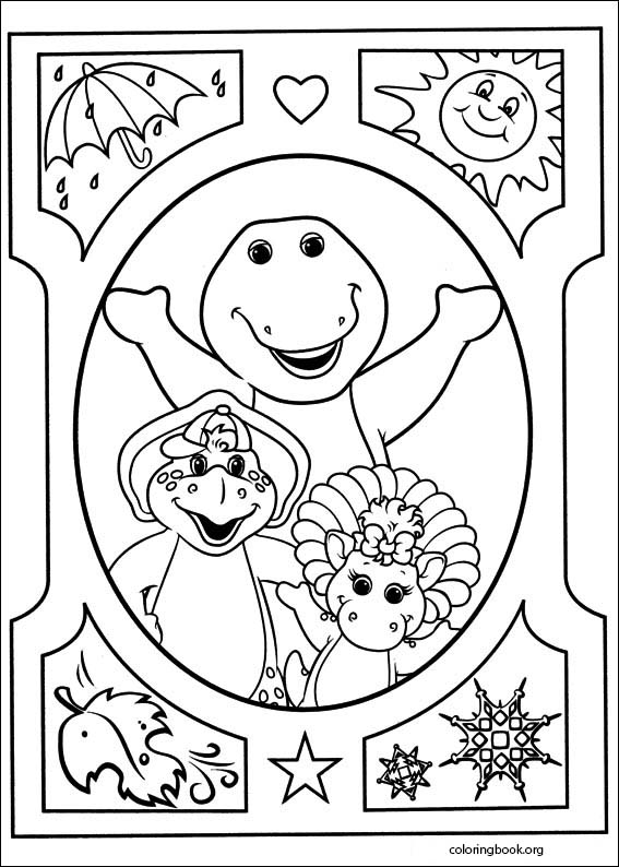 Barney & Friends coloring page (041)