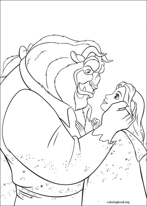 Beauty And The Beast coloring page (004)