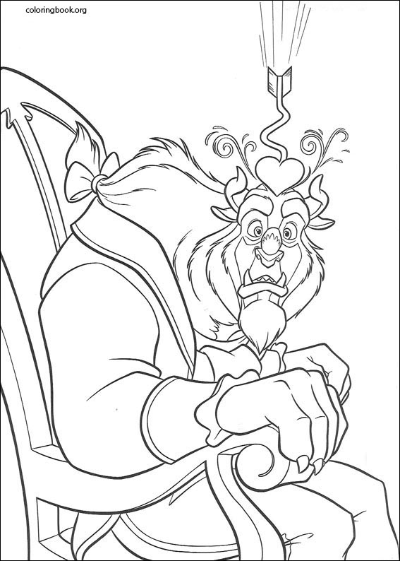 Beauty And The Beast coloring page (021)