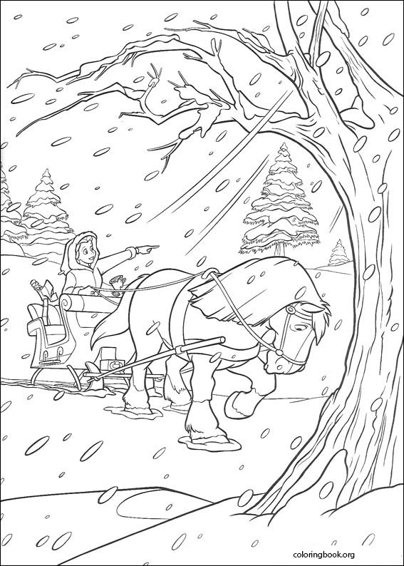 Beauty And The Beast coloring page (033)