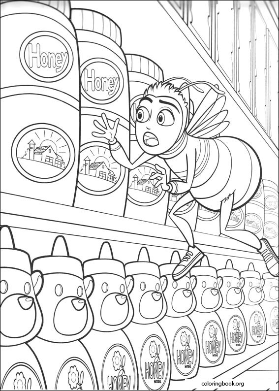 Bee Movie coloring page (021)