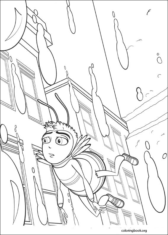 Bee Movie coloring page (023)