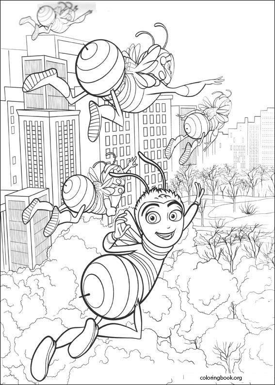 Bee Movie coloring page (030)
