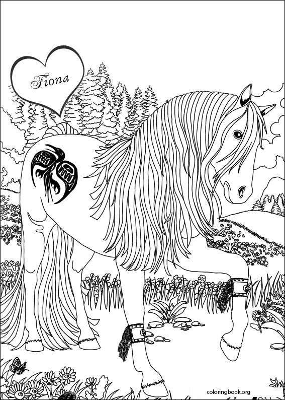 Bella Sara coloring page (003)