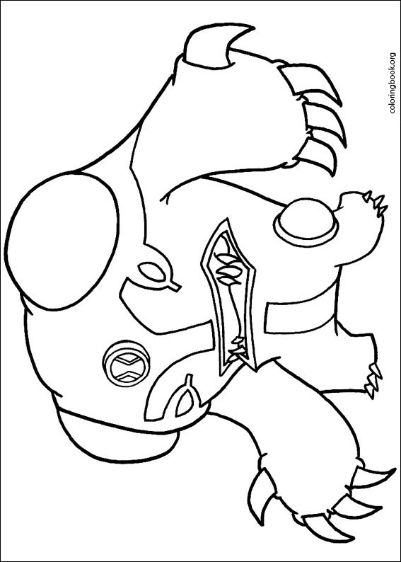 Ben 10 coloring page (001)