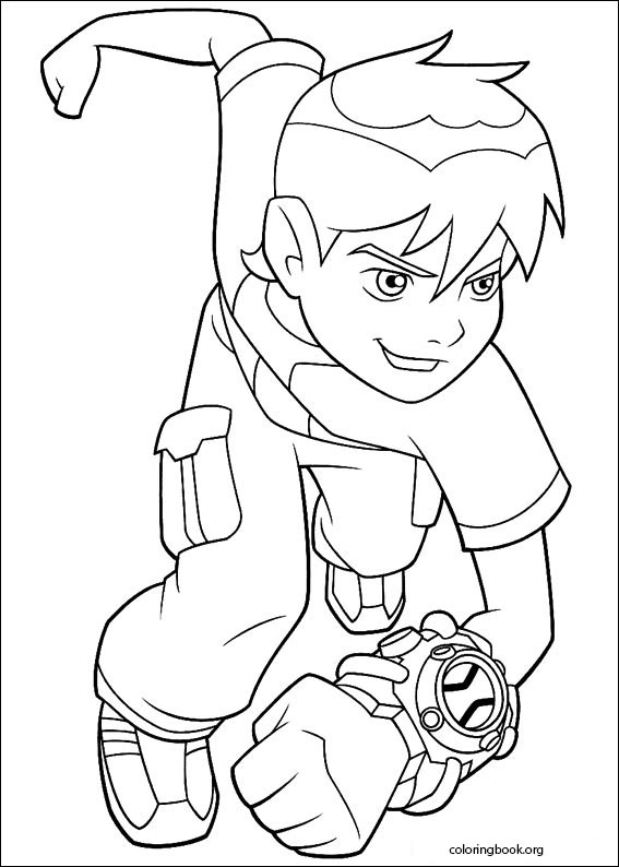 Ben 10 coloring page (002)