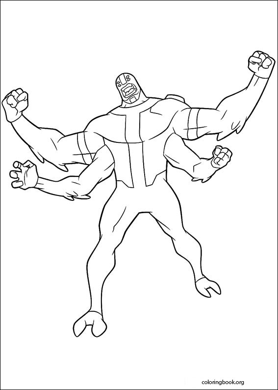 Ben 10 coloring page (021)