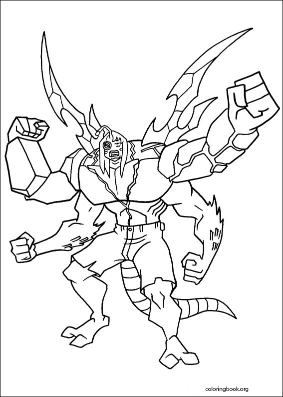 Ben 10 coloring page (032)